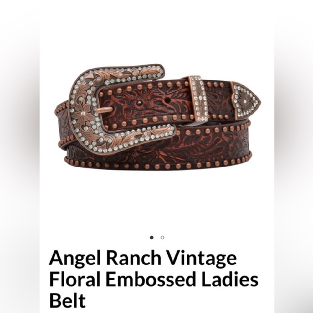 Angel Ranch Embellished Cowgirl Belt, M